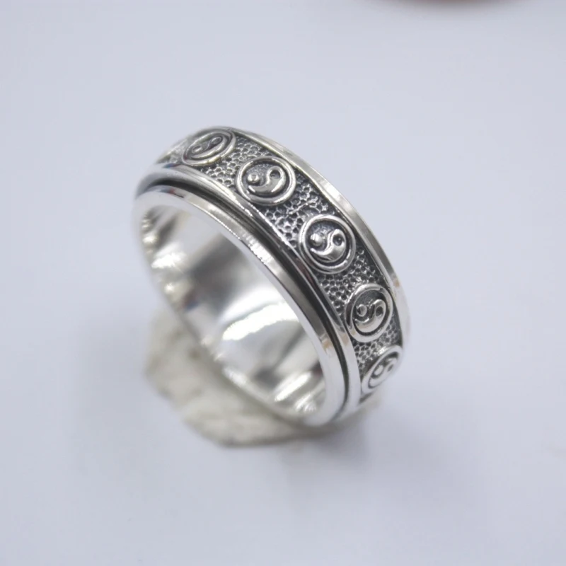 Кольцо из серебра 6 5 пробы 8 мм унисекс|Кольца| |