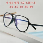 Мужские и женские очки с диоптрийными линзами, асферические очки с диоптриями TR90, от 0 до-1,56, от 0,5 до-0,75