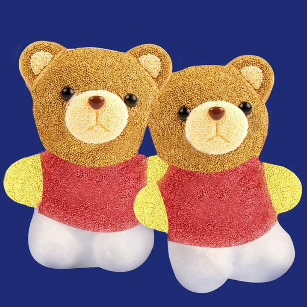 20 шт в форме медведя моделирование пенопластовые ремесленные вспененный