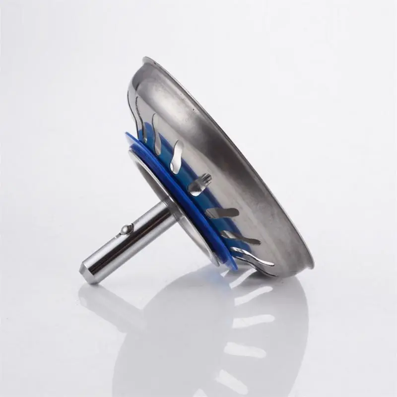

Stainless Steel Sink Filter Kitchen Drains Sewer Waste Plug Bathroom Hair Catcher Colanders Strainer Basin Accessories G88B