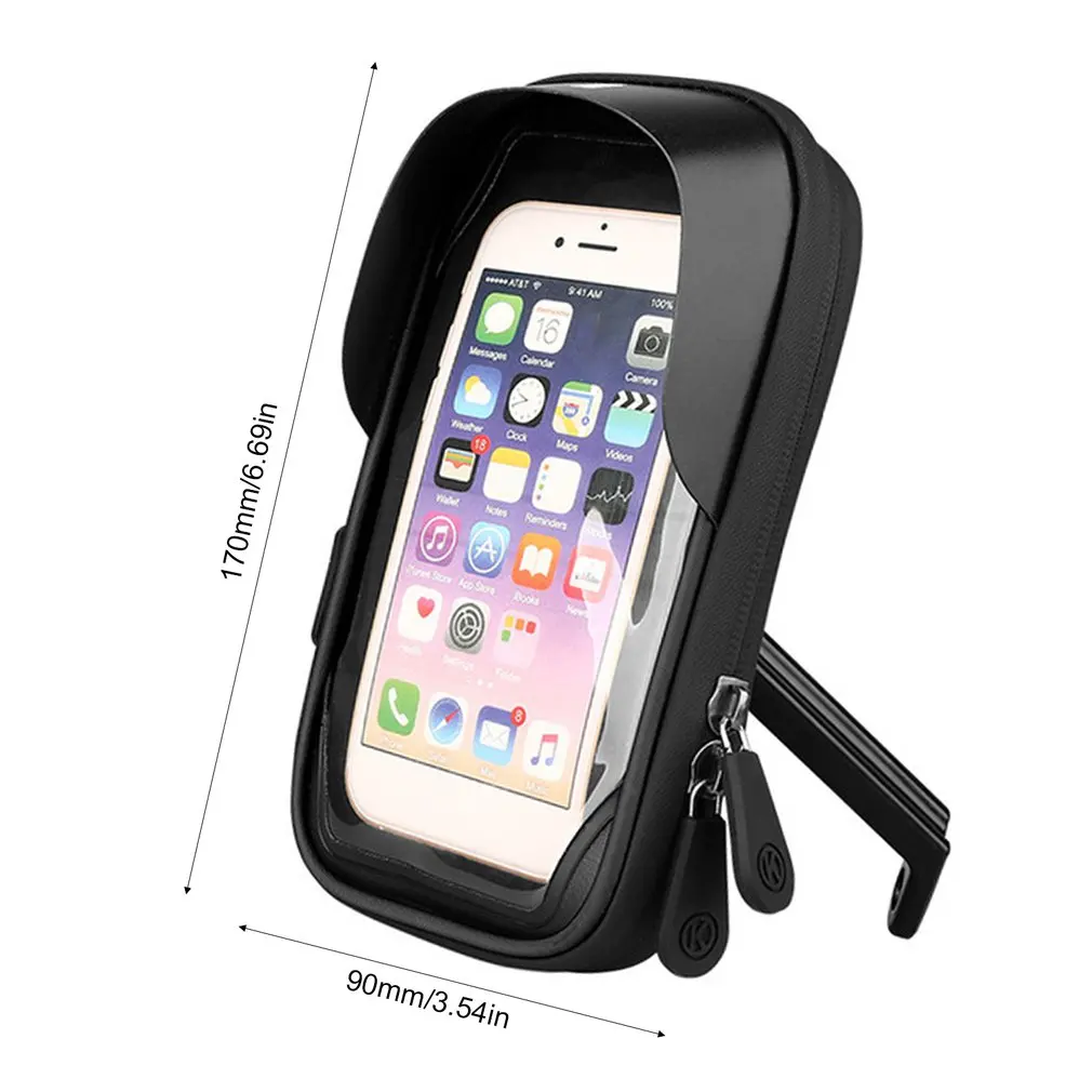 

For Touch Screen Mobile Phone Holder Handlebar Motorcycle Waterproof Navigation Stand Rearview Mirror Type