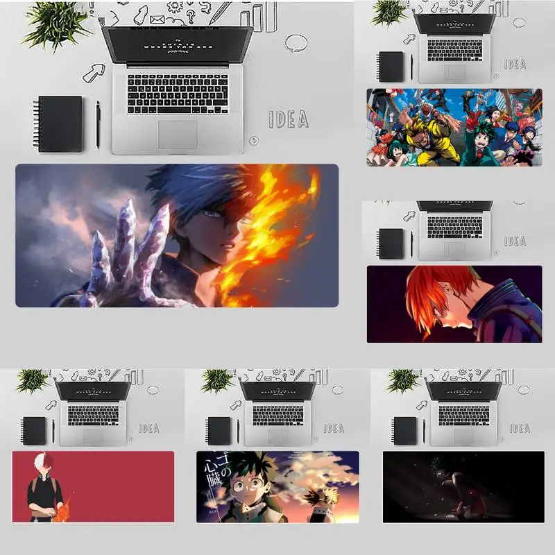 

My hero academia Customized laptop Gaming mouse pad Keyboard Game Mouse Mat pad X XL XXL Non-slip Laptop Cushion
