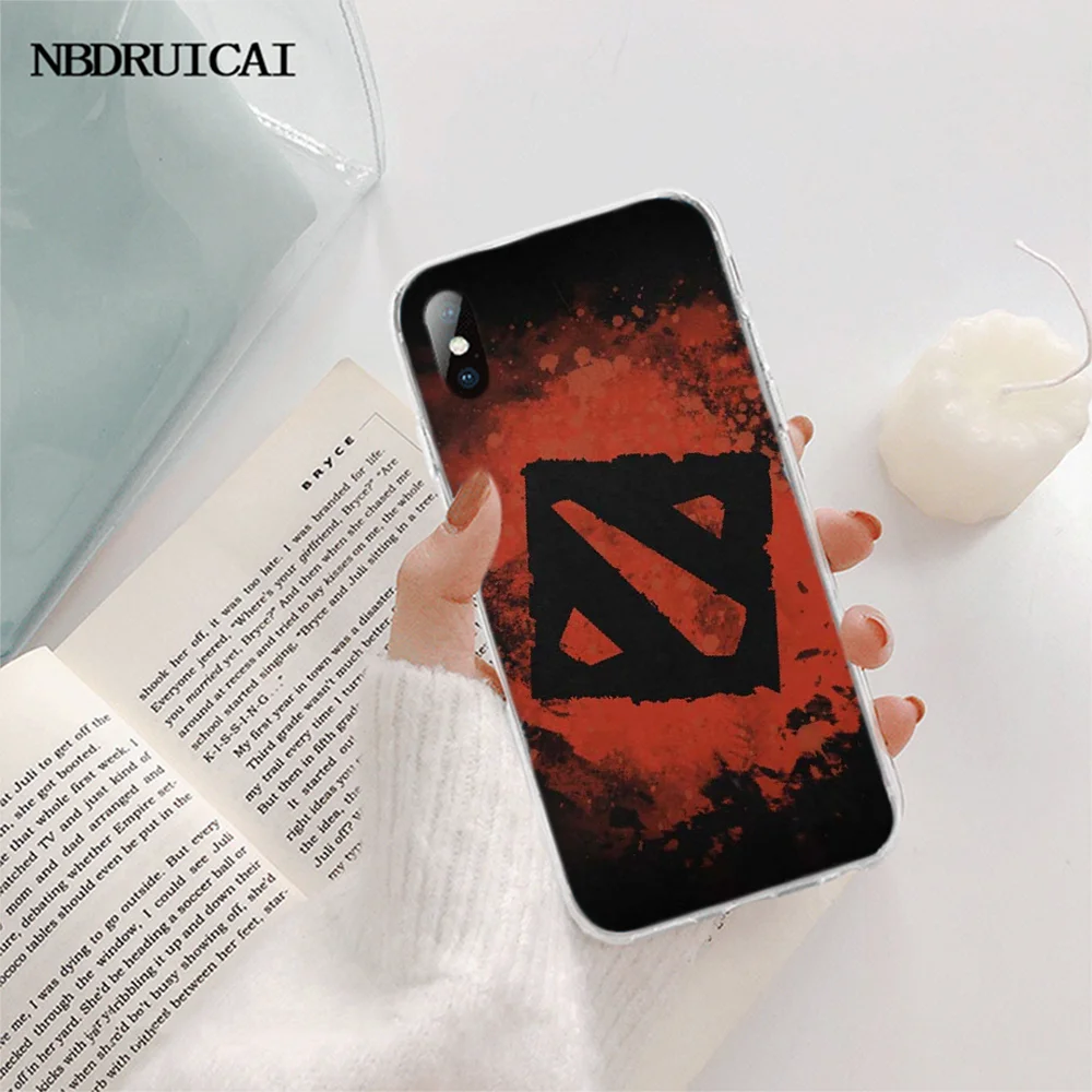 NBDRUICAI Shadow Fiend Dota 2 Smart TPU Мягкий силиконовый чехол для телефона iPhone 11 pro XS MAX 8 7 6 6S Plus X