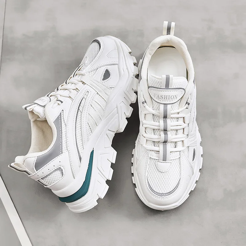 

Beige black Women Sneakers Breathable Outdoor Walking Shoes Woman Mesh Casual Shoes Lace Ladies Shoes Fashion Female Sneakers