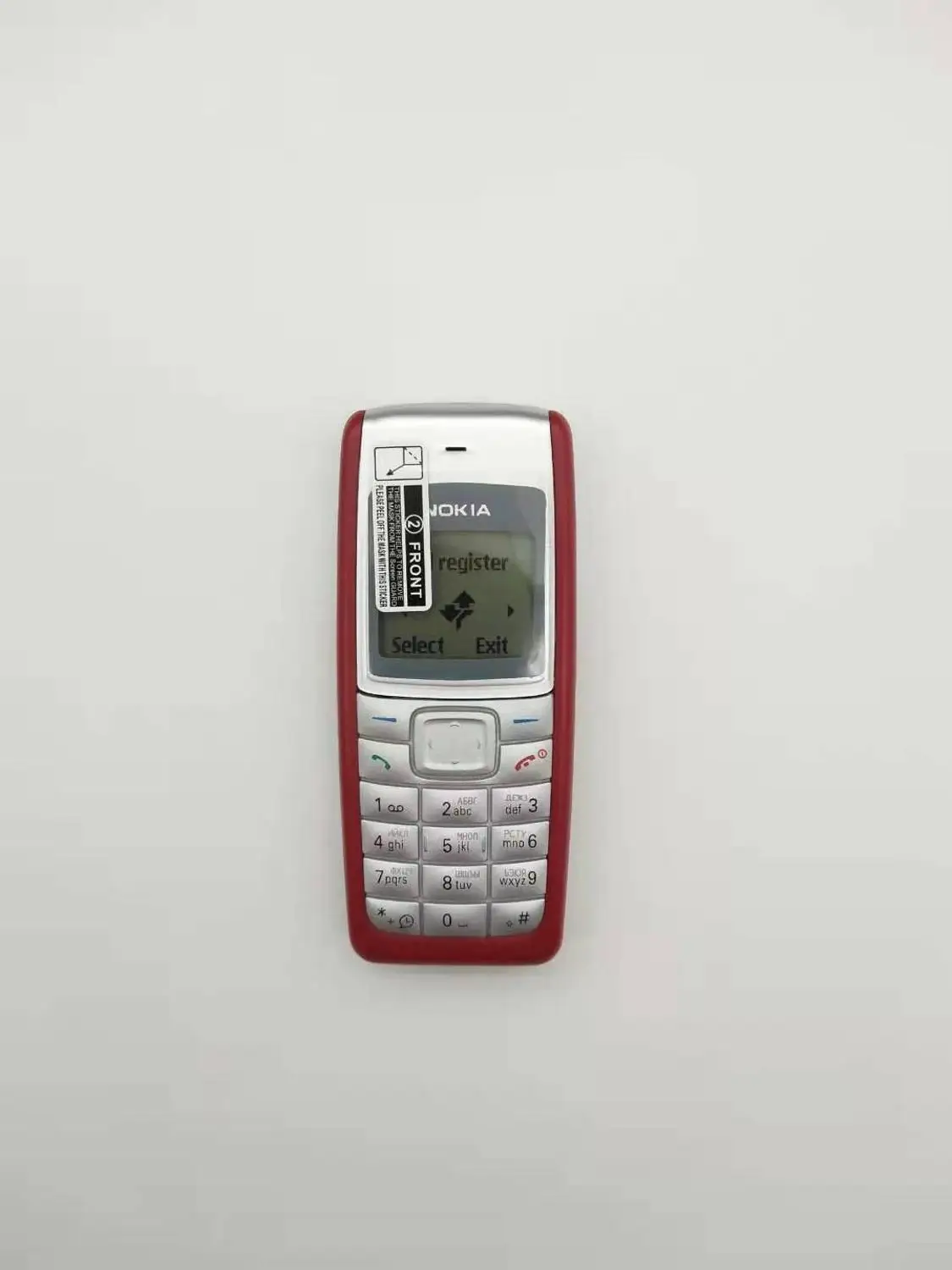 1110 Мобильный телефон Nokia 1110 1110i мобильный телефон разблокированный дешевый старый мобильный классический телефон 1 год гарантии отремонтированный - Цвет: Красный