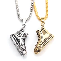 fashion new necklace personality shoes pendant necklace trend all match hip hop necklace
