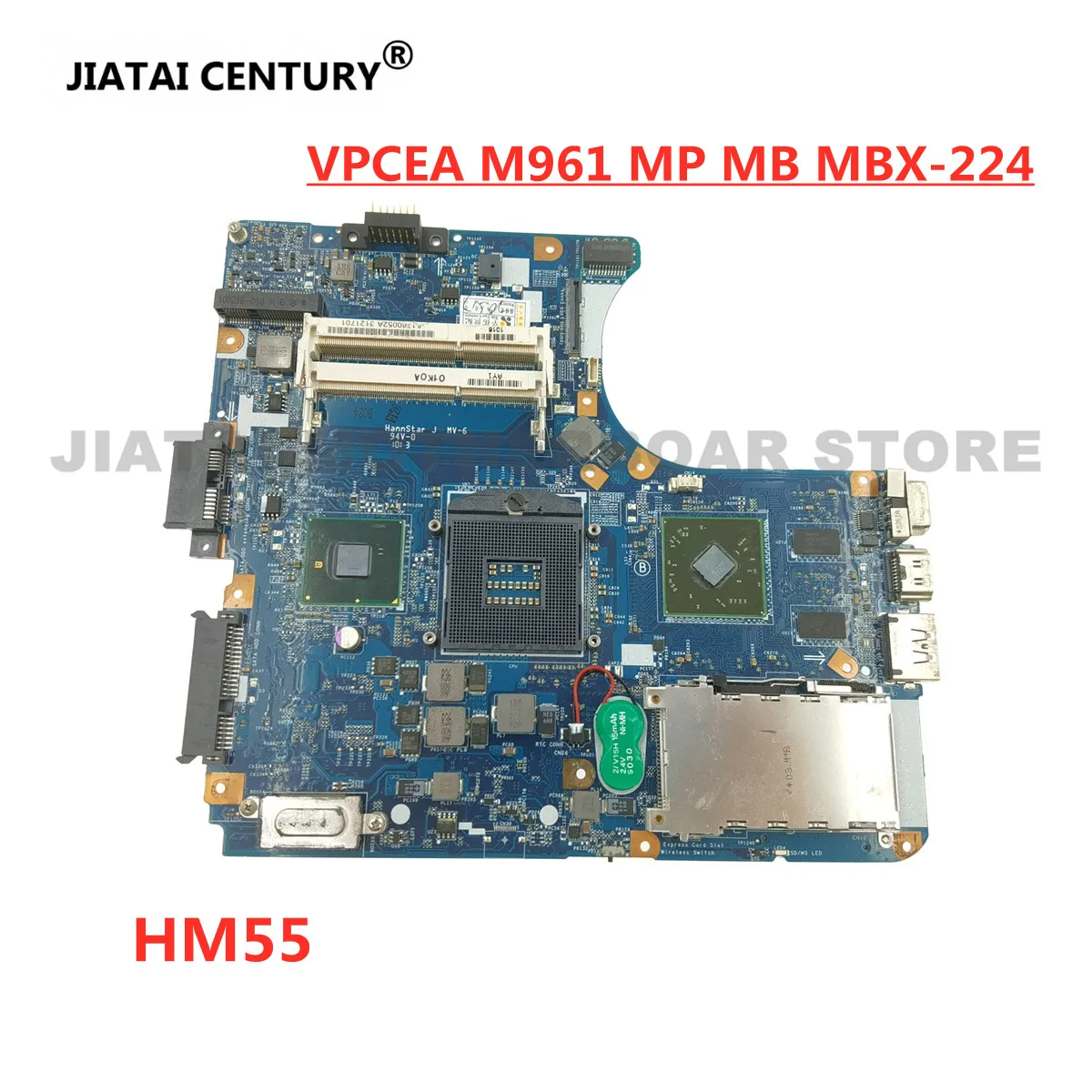 Для SONY VPCEA M961 МП MB MBX-224 Материнская плата ноутбука 1P-0106J01-8011 HM55 216-0774007 DDR3