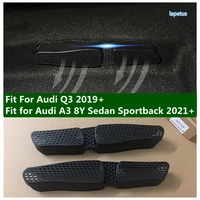 seat under ac air vent outlet anti blocking cover protective trim interior for audi q3 2019 2022 a3 8y sportback 2021 2022