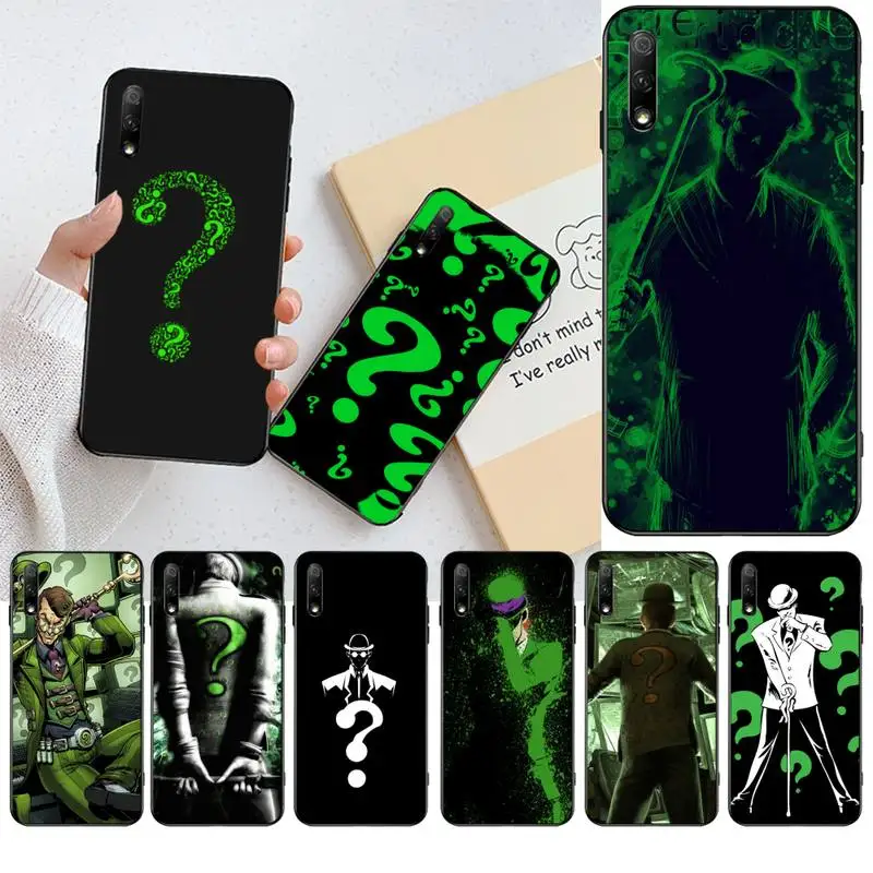 Чехол для телефона CUTEWANAN Detective Comics The Riddler черный мягкий чехол Huawei Honor 30 20 10 9 8 8x 8c v30