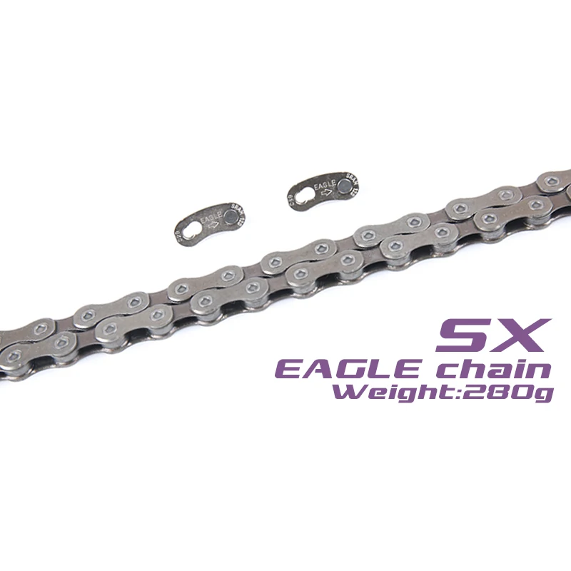 Велосипедная Цепь SRAM SX EAGLE 12 Скоростей 1x12 л звенья с блокировкой питания быстрое