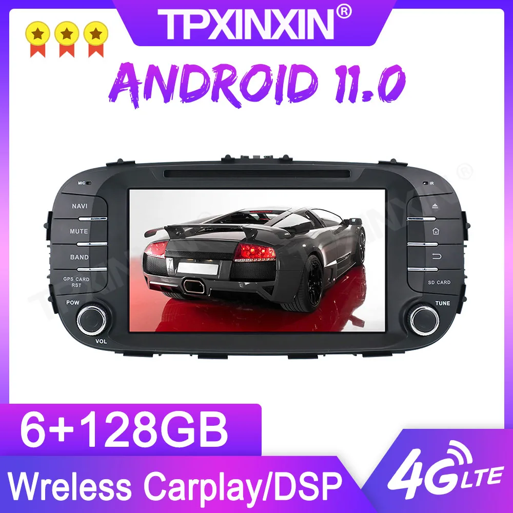 

Car Radio Stereo Bluetooth Multimedia Player For Kia Soul 2014-2022 Android 11.0 Car GPS Navigation Head Unit