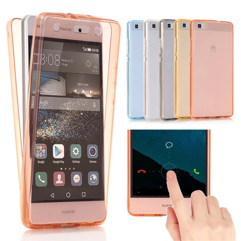 Двойной Мягкий силиконовый чехол для Huawei P30 P20 P10 P9 P8 Lite 2017 Honor 10i 8A Y6 Y7 2019 P Smart Mate 10 20