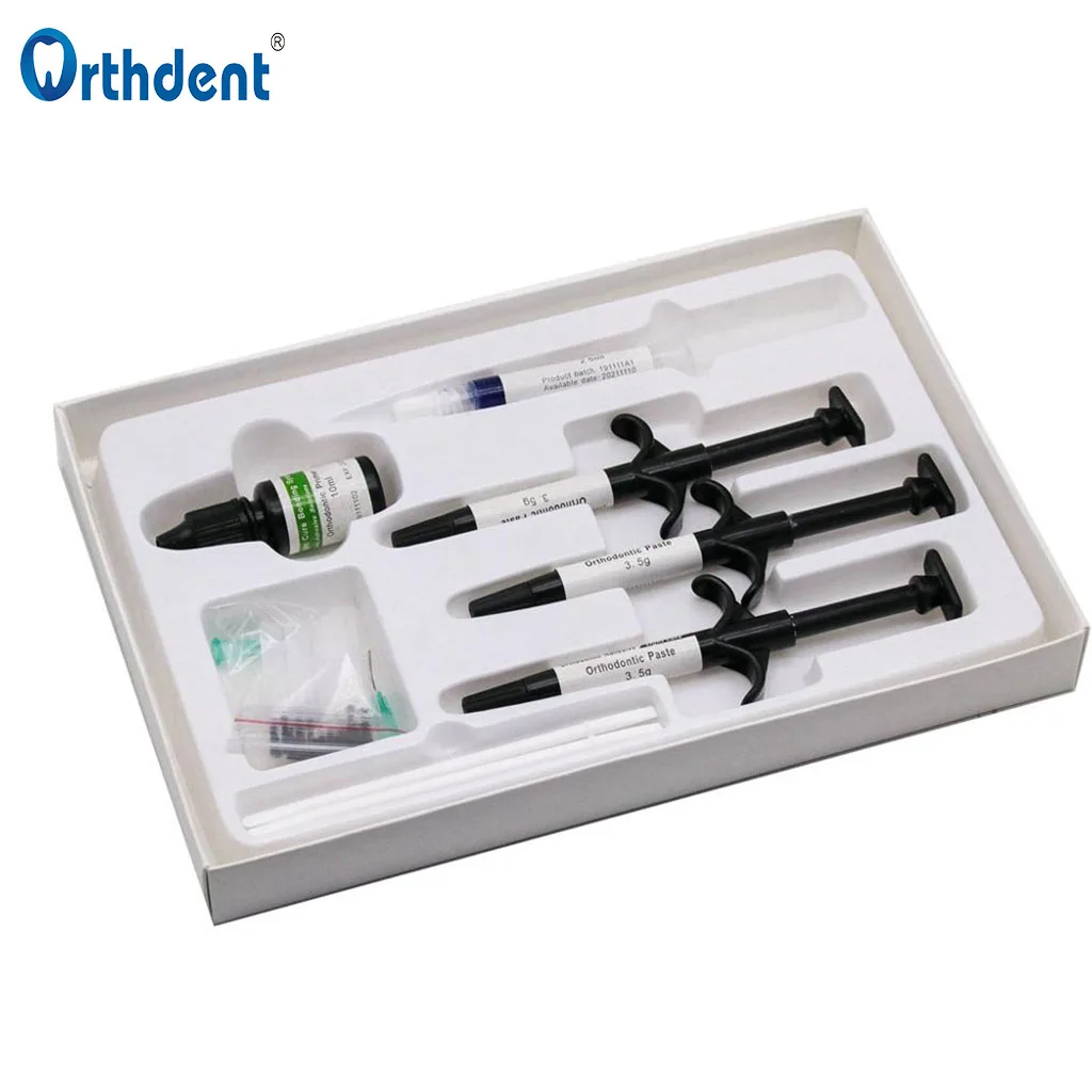 Ортодонт Ортодонтическая клейкая система Комплект Зубная композитная Смола