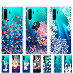 Чехол-накладка для смартфонов Huawei P30 Pro, P30, P 30 Lite, силиконовый, c принтом