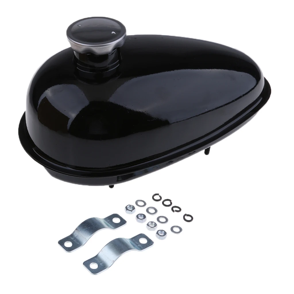 Моторизованный велосипед Petcock 3L металлический топливный Бензобак для 80cc 60cc 66cc 49cc