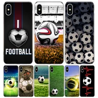 football soccer ball design silicon call phone case for apple iphone 11 13 pro max 12 mini 7 plus 6 x xr xs 8 6s se 5s cover