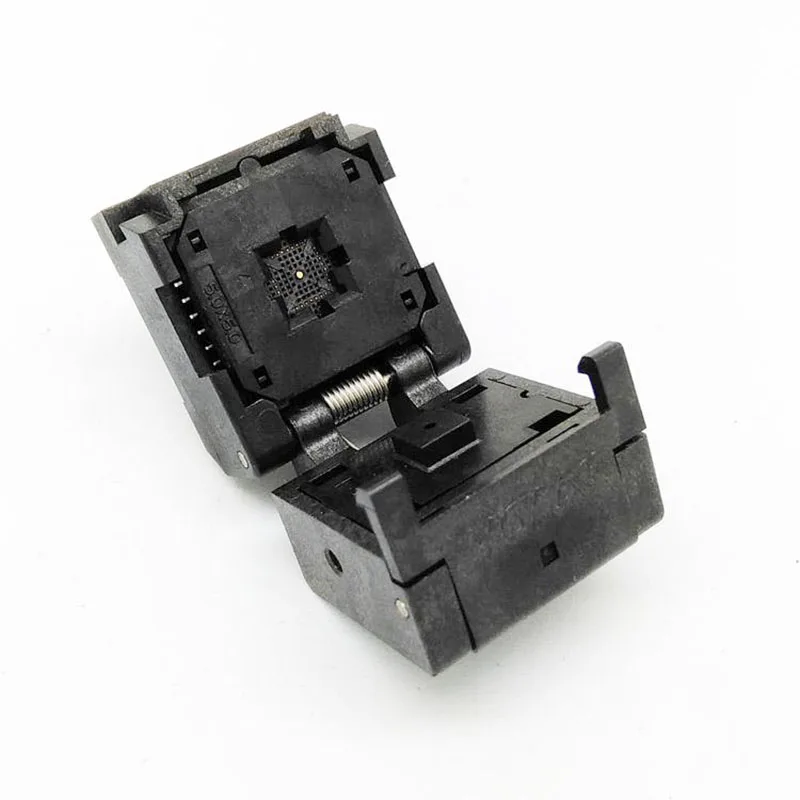 QFN28 MLF28 WLCSP28 IC тестовый ожога в сокете шаг 0 5 мм Размер 5x5 28 свинцовый пластиковый QFN
