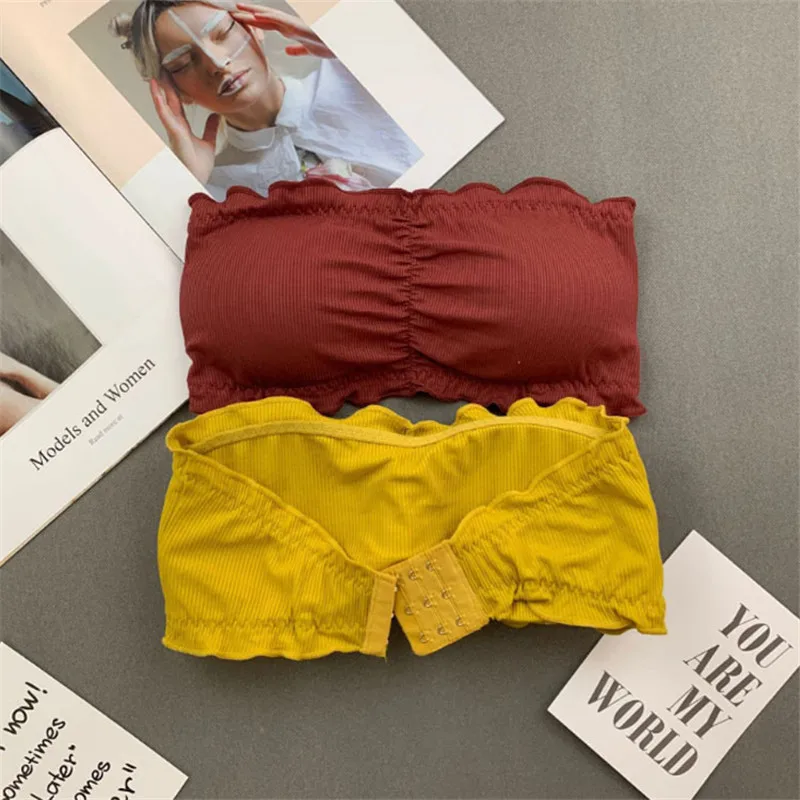 Бюстгальтер женский бесшовный цвет в ассортименте 1 шт|Топы без бретелек| |