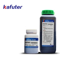 kafuter k 9741 low shrinkage 15 black epoxy resin pott circuit board cover one pair of 1 2kg