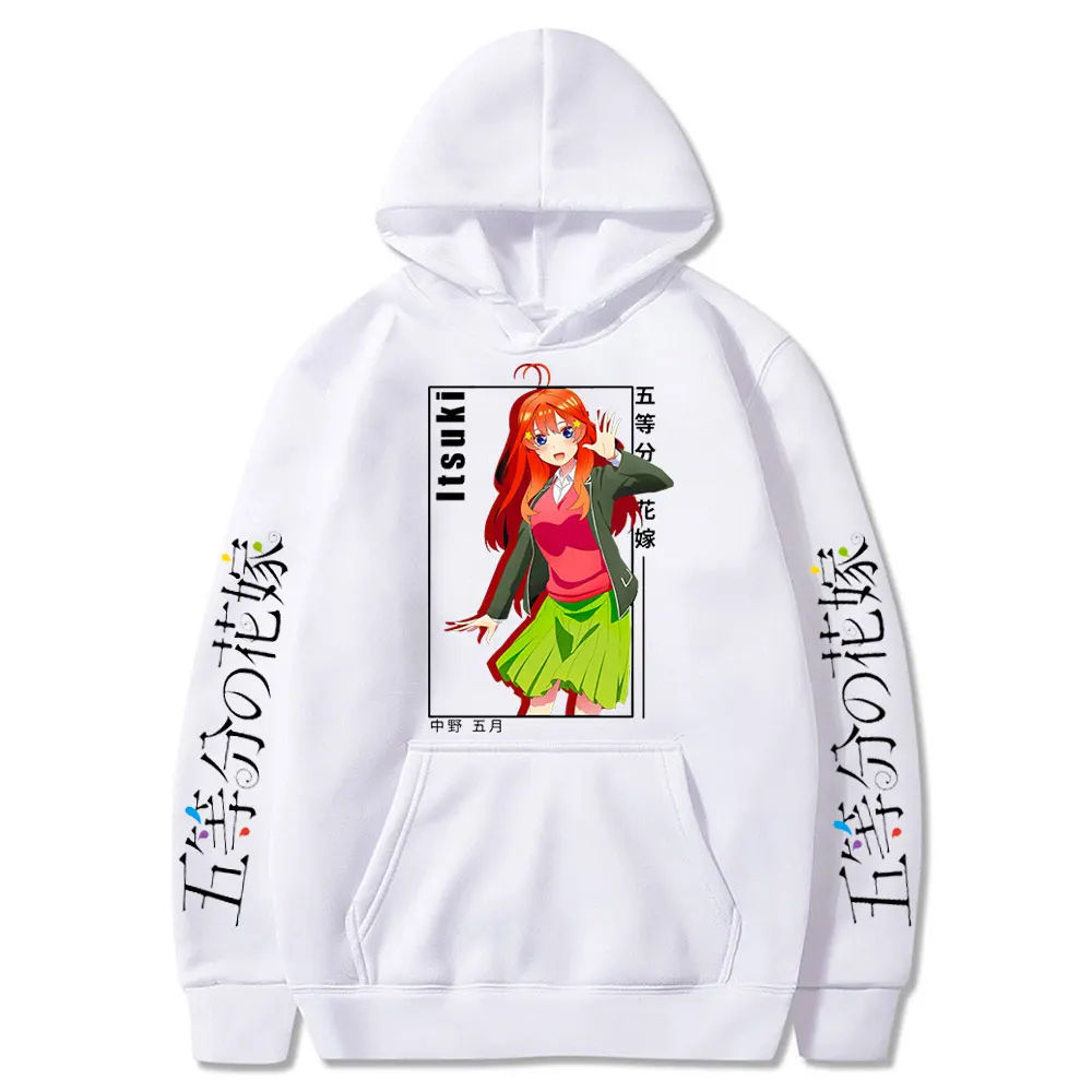 

Fashion Comic The Quintessential Quintuplets Women Men's Hoodies Sweatshirts Autumn Harajuku Hooded Casual Girls Pullovers