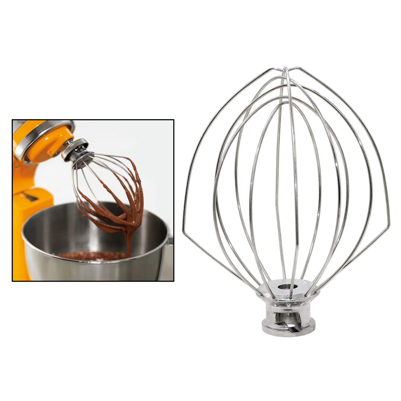 

Wire Whip Beater Mixer Whisk For 3K5 4K5 4KPD16 5K5 5KSM5 KP50 KSMC50