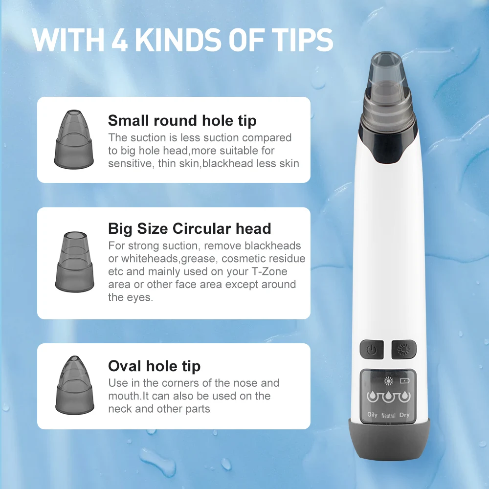 

Ultrasonic Skin Scrubber Ultrasonic Facial Cleaner Blackhead Remover Electric Face Cleaning Brush Ultrasonic Peeling Skin Care