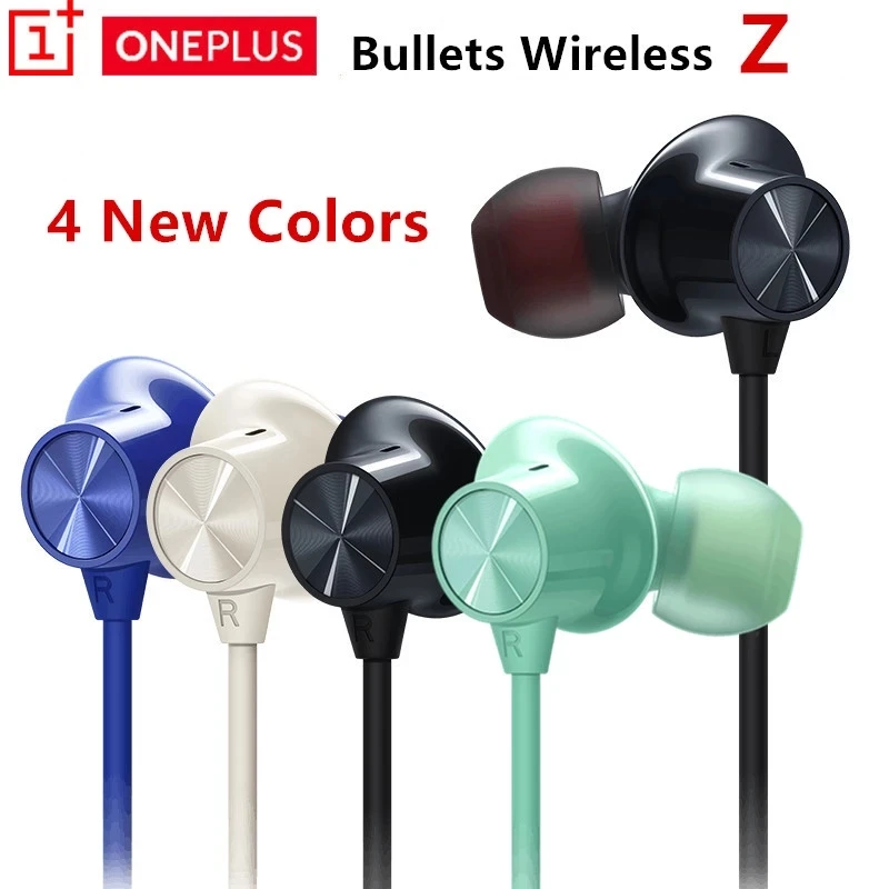 2020 Новинка OnePlus пули беспроводные Z Bluetooth Магнитный контроль микрофон в ухо