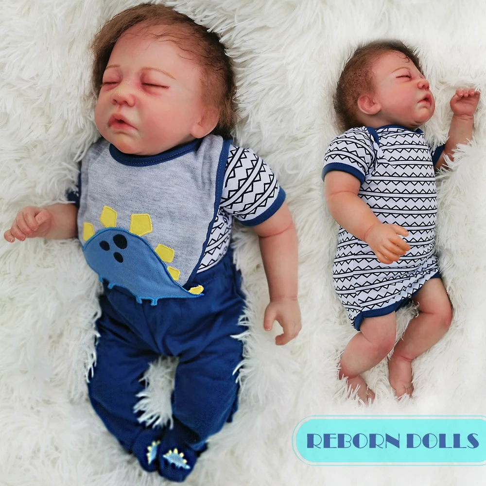 Новое поступление 20 дюймов кукла новорожденного ребенка 50 см кремния винил reborn baby monecas игрушка кукла для детей день рождения подарки
