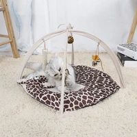 four seasons dog nest cat bed removable cats house kennel multifunctional toy cave pet cushion mats cat mattress dog supplies