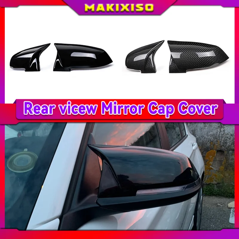 

1Pair Carbon Fiber Gloss Matte Black Car Rear View Mirror Cover Case Cap For Bmw F20 F22 F30 F31 F32 F33 F36 F34 F35