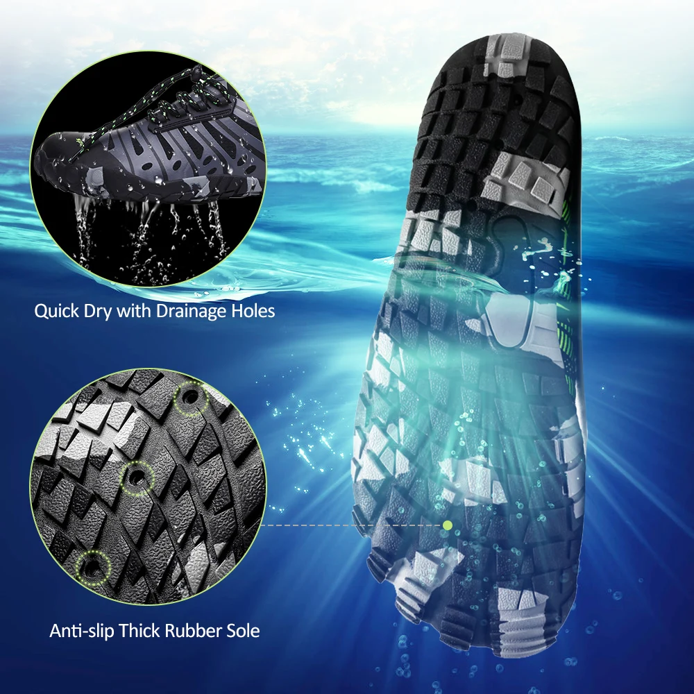 Летняя Уличная обувь унисекс легкие дышащие сетчатые носки для плавания и