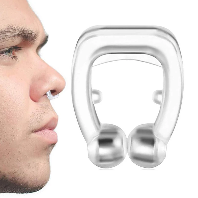4/2/1 Pc Magnetic Anti Snoring Silicone Snore Stopper Nose Clip Tray Sleeping Aid Apnea Guard Night With Case | Красота и здоровье