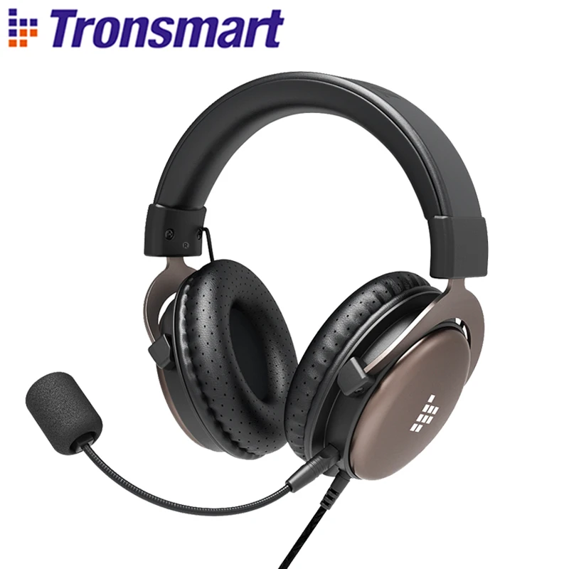 Tronsmart Sono Игровые наушники, головная гарнитура Gamer проводные наушники для компьютера с микрофоном для PS4, Xbox One, переключатель и мобильные устройства