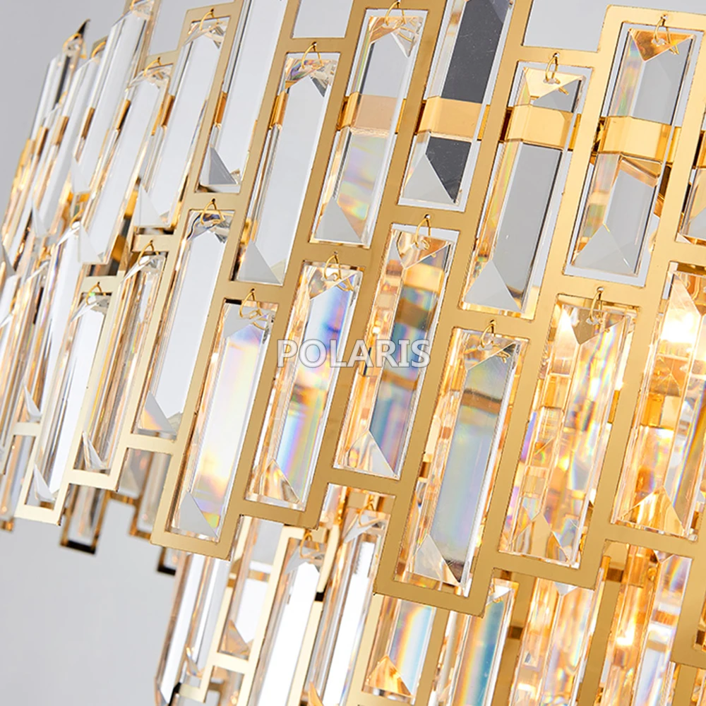 

Modern Luxury Crystal Chandelier Lighting Fixture Contemporary Chandeliers Lamp Pendant Hanging Light for Home Restaurant Decor