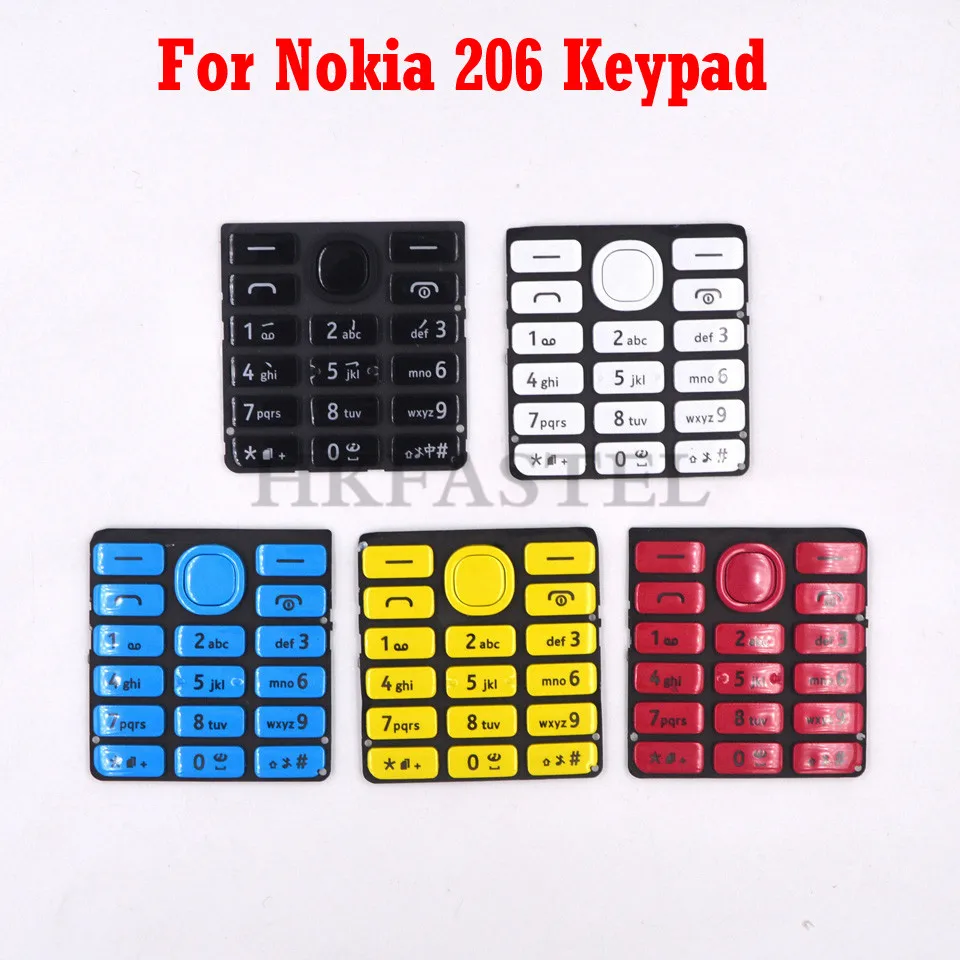 HKFASTEL 206 новая Оригинальная клавиатура для Nokia с двумя Sim-картами - купить по