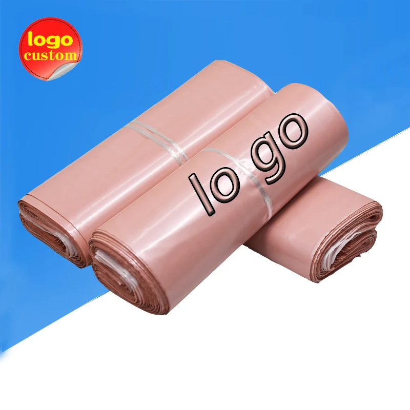 Rose Gold  Poly Mailer Express Bag Envelope Plastic Shipping Self Adhesive Delivery Packing Clothing Post Courier Custom Logo