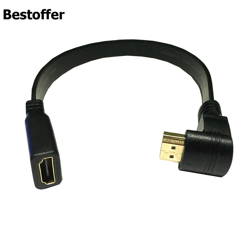 30 см 1 фут HDMI папа мама вверх вниз скошенная плоская удлинитель Кабель для зарядки