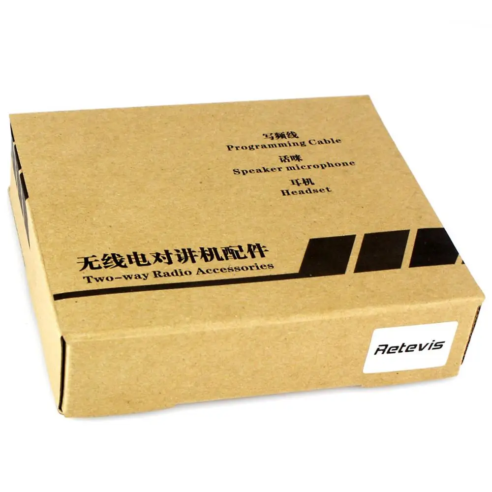 Черный USB-кабель Retevis 6 в 1 для программирования Motorola HYT ICOM BAOFENG PUXING KENWOOD YAESU