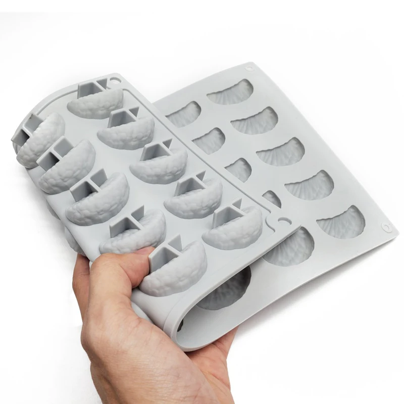 

SHENHONG 30 Cavity Orange Petals Silicone Cake Molds Dessert Placing Decoration Mould Fondant Pastry Baking Kitchen Bakeware