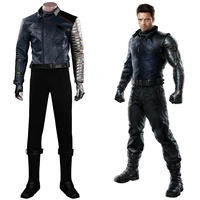 falcon winter soldier cosplay costume jacket coat panst gloves full suit halloween carnival outfits