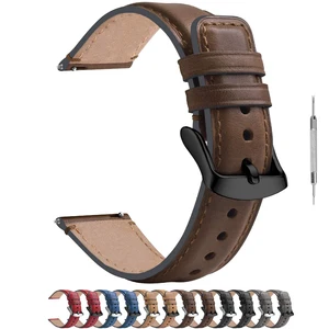 Ремешок Fullmosa Yola для мужских и женских часов, кожаный быстросъемный браслет для мужчин и женщин, 182022 мм