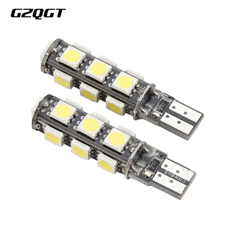 

10X Canbus светодиодный T10 13smd 5050 Светодиодный светильник РА W5W 194 168 панель приборов вежливость перчаточный ящик лампочка для автомобилей