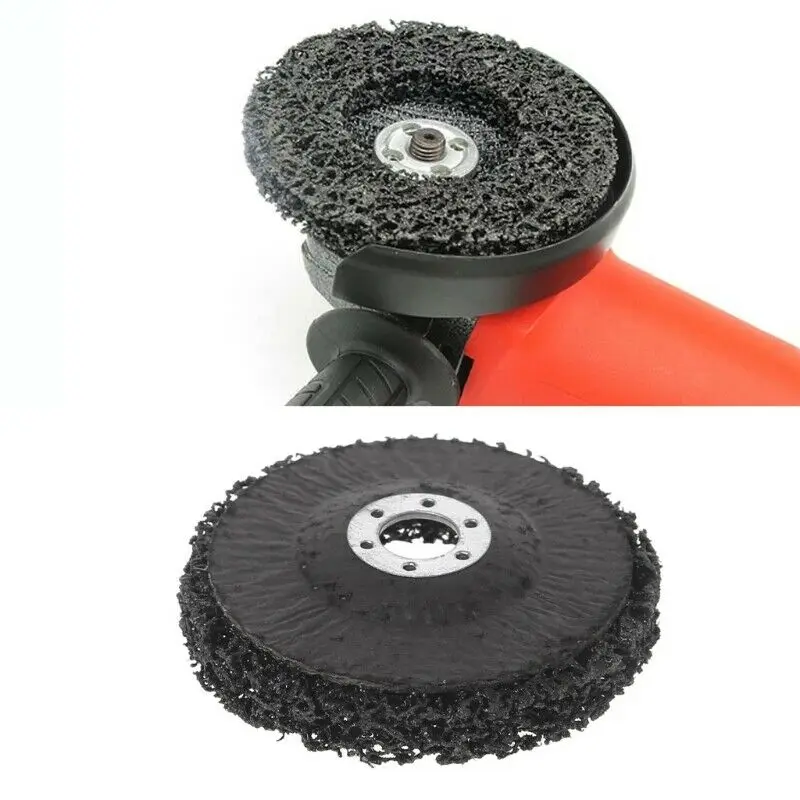 

1* 14mm Poly Strip Disc Wheel Paint Rust Removal Clean For 100mm Angle Grinder