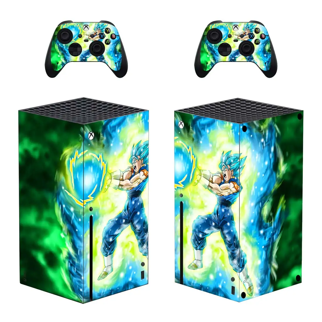 Аниме персонажи Гоку Веджета кожи Стикеры наклейка чехол для Xbox серии X Slim