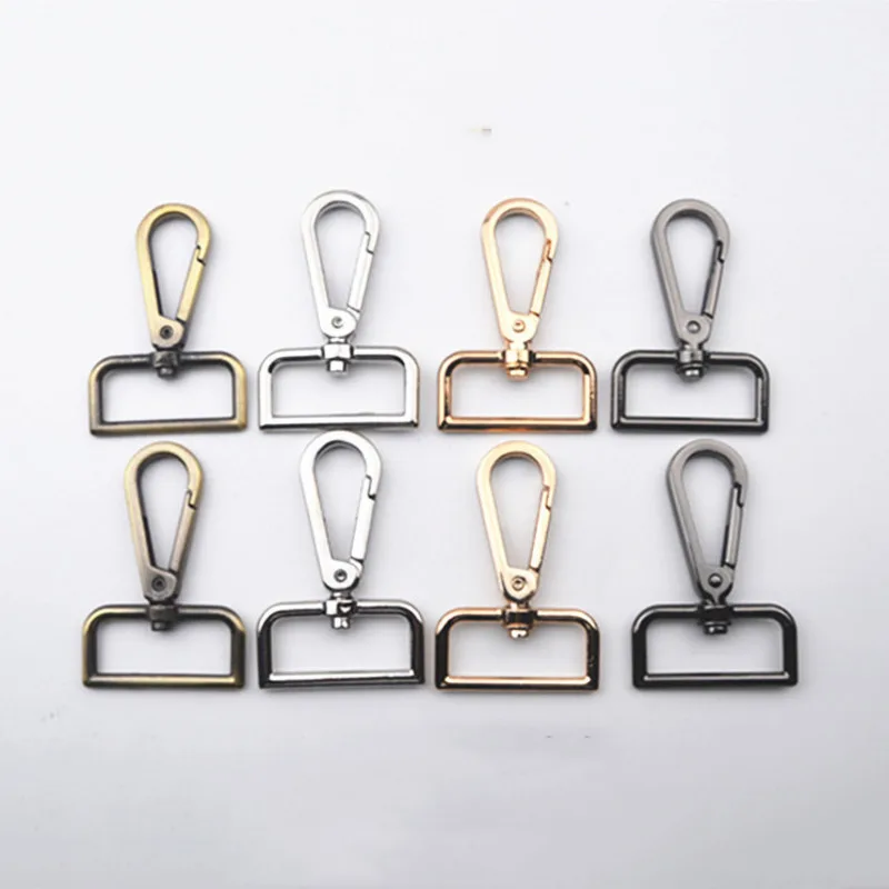 

5pcs 60*32mm Metal Swivel Spring Keyring Leather Satchel Bag Belt Strap Dog Chain Clasp Buckle Snap Clip Hardware Accessories