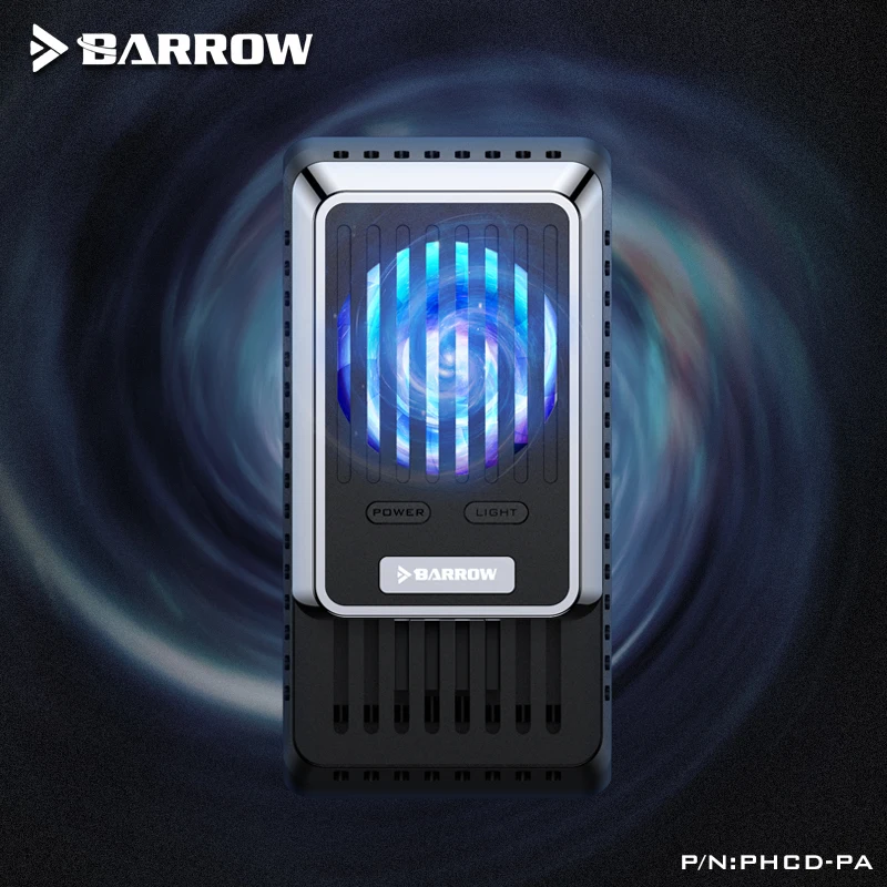 Barrow Mobile Phone Semiconductor Cooler Cellphone Heat Sink Cooling Fan With Back Light Portable Refrigerator 65~80MM PHCD-PA | Компьютеры