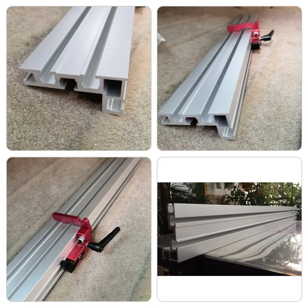 

T-tracks 600MM 75 Type Aluminium Woodworking Alloy T Slot Backer Table Saw Workbench DIY Tools Modification Fence