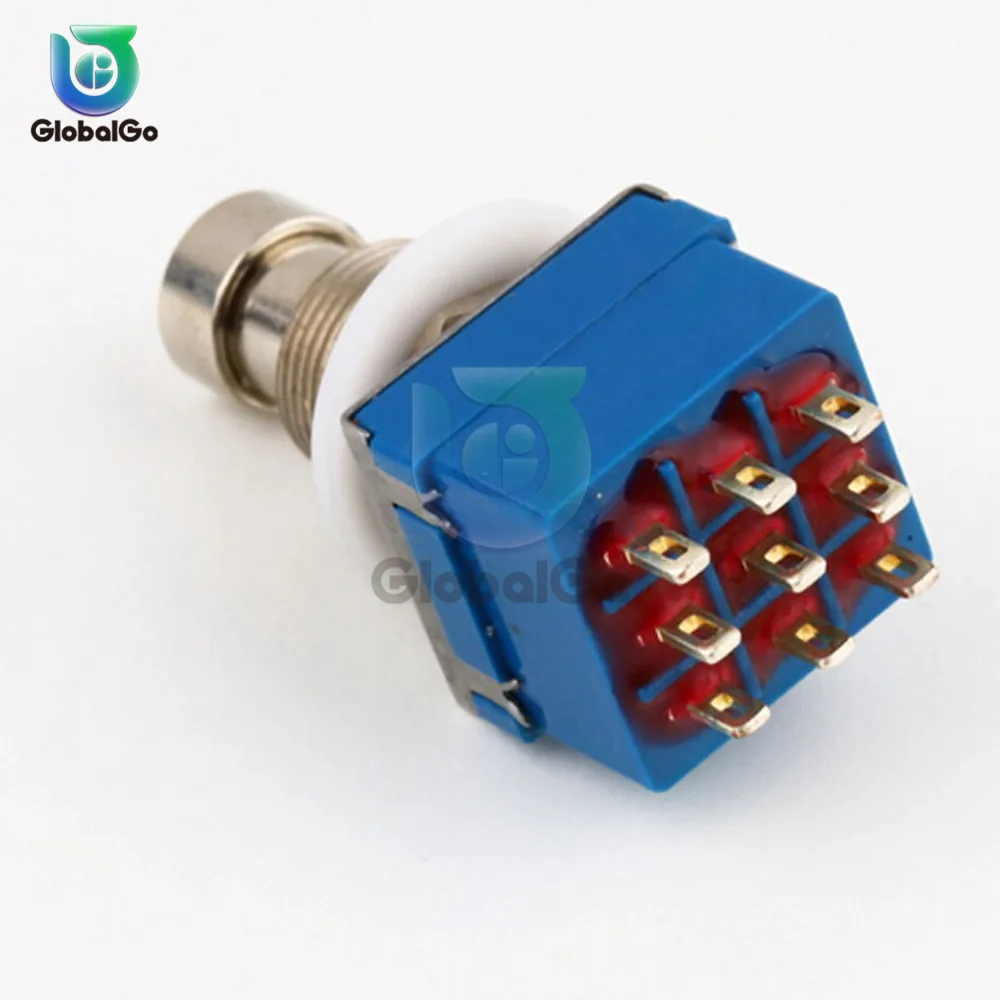 3PDT 9 Pin Latching Stomp Pedal Footswitch Foot Switches Guitar Effects | Обустройство дома