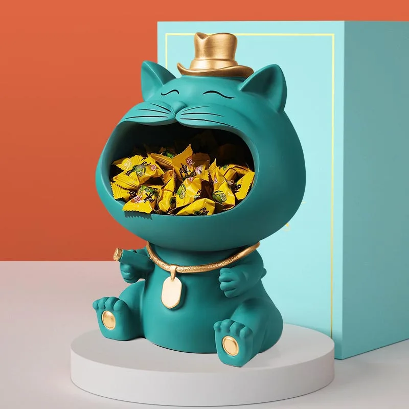 Фигурка французского бульдога коробка для хранения с большим горлышком