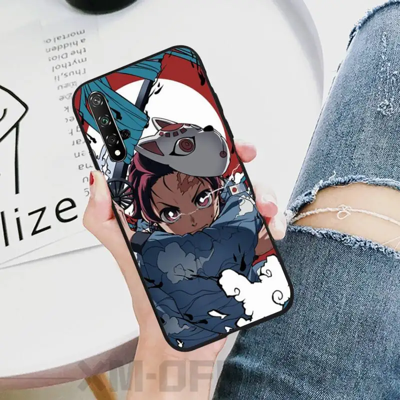 

Demon Anime Phone Case Fundas for Iphone 12 11 Pro Max Samsung Galaxy A50 A51 A71 A70 Huawei P30 P40 Lite Cover Oppo Realme 6pro